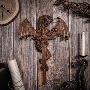 Custom Wooden <b>Dragon</b> Home Decoration Decorative <b>Dragon</b> Statue Wholesale Supply Handcrafted Wooden <b>Dragon</b> <b>Ornament</b> for Display - Product Image 3