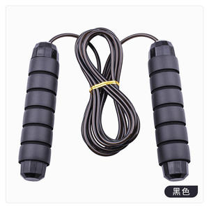 Corde à sauter simple en fil d'acier RF SR-001 - Longueur réglable 2,8 m - Unisexe - Portable pour la salle de sport et l'exercice à domicile - Option logo personnalisé - Product Image 4