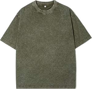 T-shirts pour hommes multicolores, nouveau style, couleur noire, épaules tombantes, respirants, anti-rétrécissement, pour adultes. - Product Image 5