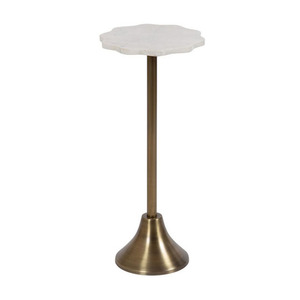 Mesa de pedestal para bebidas, mesas auxiliares de aluminio - Product Image 3