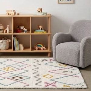 Hot Sale Hand Tufted Geometric Area <b>Rug</b> Wool Acrylic Plush Bohemian Style Rectangle Living Room Decorative Floor Covering - Product Image 3