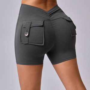 Servicio OEM: Shorts de Yoga Transpirables sin Costuras de Cintura Media para Entrenamiento, Personalizables para Distribuidores Mayoristas Globales - Product Image 4