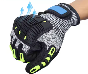 ถุงมือกันกระแทก TPR แบบกำหนดเอง |   อุปกรณ์ป้องกันข้อนิ้วและนิ้วมือแบบหนักพิเศษ |   โรงงานผลิตสินค้า OEM ขายส่ง - Product Image 4