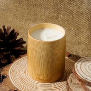 Luxury <b>candle</b> <b>set</b> premium quality handmade bamboo <b>candles</b> for indoor house fragrance decorations - Product Image 2