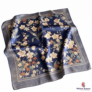 Soft Lightweight Square Scarf Womens Fashion Accessory Custom Printed OEM ODM Textile Manufacturer Bali Custom Fabric Products - Product Image 2