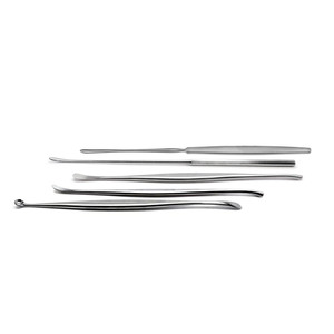 Kit d'instruments manuels orthopédiques en acier inoxydable de haute qualité, durables et réutilisables pour la laminectomie, la chirurgie de la colonne vertébrale et la neurochirurgie osseuse - Product Image 3