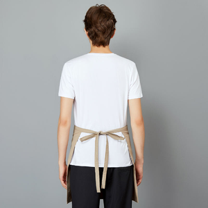 Custom Logo Restaurant <b>Apron</b> Chef <b>Apron</b> <b>Kitchen</b> Work <b>Apron</b> Premium Cotton Canvas OEM Wholesale Factory - Product Image 6