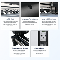 Impresora de Inyección de Tinta Digital Eco Solvente GCLOR Deluxejet3200 de 3200 mm, 4 Cabezales de Impresión I3200 para Impresión de Pancartas y Vinilos, Nueva
