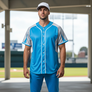 Uniformes de Béisbol Personalizados al Por Mayor, Conjuntos Transpirables Sublimados, Camisetas y Pantalones de Práctica para Equipos, Fabricante - Product Image 4