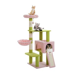 Torre per Gatti a Più Livelli da 120 cm con Tiragraffi Rivestiti in Sisal - Alberi e Tiragraffi Premium per Gatti - Product Image 1
