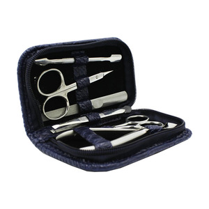 Nail Grooming Kit with PU Leather Storage Case Professional Nail Clipper Set Manicure <b>Pedicure</b> <b>Tools</b> Kit for Personal Care - Product Image 4