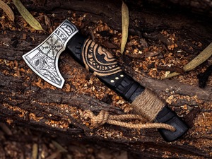 Custom Outdoor Handmade Mattock Head <b>Axe</b> Wooden <b>Handle</b> High Carbon Steel Blade 18-inch Industrial Grade - Product Image 6