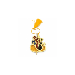 Ganesha Carved Semi Precious Stone <b>Plate</b> Handmade Hindu Spiritual Home Decor - Product Image 1