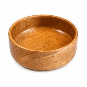Bol à salade et à fruits en bambou poli, fait main, écologique, durable, passe au lave-vaisselle, moderne, personnalisable, cadeau d'entreprise, logo personnalisé - Product Image 2