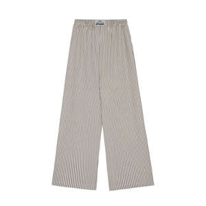 Comfortable High Quality Unisex Loose Fit Embroidered Striped Eco-Friendly Vietnam Elastic Waist <b>Wide</b> <b>Leg</b> All <b>Trousers</b> <b>Men</b> - Product Image 2