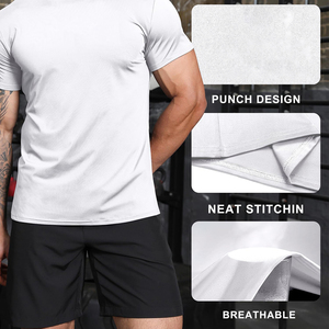 Winter Anti-Slip <b>T</b>-<b>Shirt</b> For Men's Comfortable Fit Short Sleeves Breathable Stretchable Fabric <b>Ringer</b> <b>T</b>-<b>shirt</b> For Men - Product Image 3