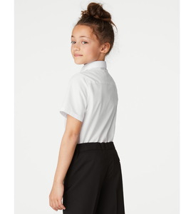 Chemises Scolaires Unisexe Sur Mesure OEM Coupe Slim Infroissables Respirantes 2-18 Ans Prix Direct Usine En Gros - Product Image 2