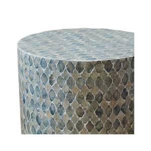 Taburete Decorativo de Nácar para Decoración de Sala de Estar - Product Image 2