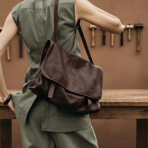 High Quality Multi Compartment Leather Messenger <b>Bag</b> for Laptop Office <b>Work</b> Business Travel Organizer Available For Sale - Product Image 3