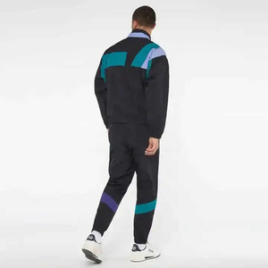 Chándal Deportivo para Hombre con Bloques de Color, Cierre Completo, Corte Regular, Transpirable, de Poliéster, con Bolsillos Laterales, Estilo Otoñal - Product Image 4