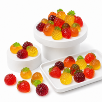 Afpelbaar fruitassortiment zuurzoet zacht smaak snoepjes halal groothandel aangepaste OEM ODM private label fabrikant TIKTOK
