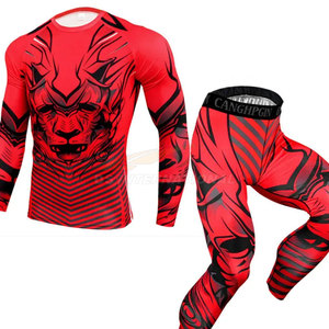 Traje de Compresión con Diseño Personalizado por Sublimación, Último Modelo, para Hombre, Servicio OEM al por Mayor, con Buen Precio, Uniforme de Compresión - Product Image 6