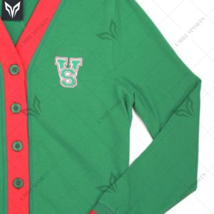 เสื้อคาร์ดิแกนมหาวิทยาลัย MVSU แบบสั่งทำพิเศษ พร้อมปักโลโก้เชนิลล์ ผ้าฝ้ายฟลีซ GBCU เสื้อคาร์ดิแกนกรีก ติดกระดุม - Product Image 5