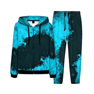 Fabricantes de Ropa, Chándal de Forro Polar de Poliéster Personalizado por Sublimación para Mujer, 2 Piezas, Sudadera con Cremallera y Pantalones Deportivos - Product Image 6