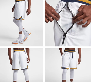 Pantalones cortos de baloncesto personalizados por sublimación, económicos, tipo mash. - Product Image 2