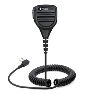 Bulk 10 Pcs Kenwood 2-Pin Speaker Microphones IP54, Wholesale Shoulder Mics with <b>3.5mm</b> <b>Jack</b> for Distributors - Product Image 4