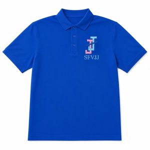 เสื้อโปโลแจ็คแอนด์จิล ดรายฟิต ปักลายตามสั่ง แขนสั้น แห้งเร็ว ระบายอากาศได้ดี เสื้อกีฬาประสิทธิภาพสูง สวมใส่สบาย - Product Image 1