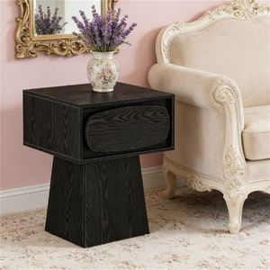 <b>Small</b> <b>Side</b> <b>Table</b> with Storage Space As Coffee Tea or Sofa <b>Table</b> Nightstand - Product Image 1