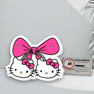 Placas de Pestañas de Alta Calidad con Estampado de Hello Kitty Rosa, Marca Privada, Placa para Extensión de Pestañas, Acrílico Magnético Personalizado - Product Image 1