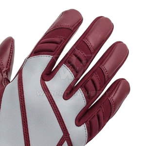Competition American Football Gloves Lightweight Sports Gloves Custom Design Textured Grip Palm Flexible Finger Receiver <b>Fit</b> - Product Image 6