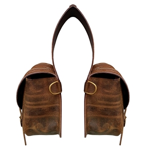 Bolsa de Sillín de Cuero Genuino Tamaño Universal para Caballo, Piel de Vacuno con Solapa, Estilo Western, para Equitación y Senderismo, Envío Gratuito a EE. UU. - Product Image 4