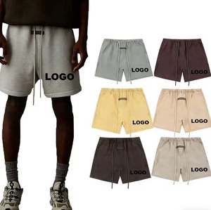 Pantalones Cortos Esenciales Fear Fashion, Color Tierra Retro, Felpa de Algodón Gruesa de 420 g, Pantalones Cortos Deportivos para Hombre, Ideales para Gimnasio y Running - Product Image 3