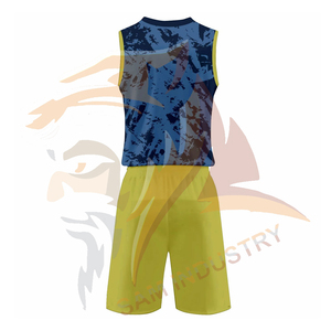 Premium Quality 100% Polyester Team Wear Volleyball Uniforms Top Quality Design Sleeveless Volleyball Uniforms Set - Product Image 3