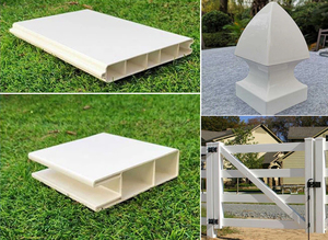 Customized Modern <b>Fence</b> Assembled Vinyl Privacy Outdoor <b>Fences</b> - Product Image 3