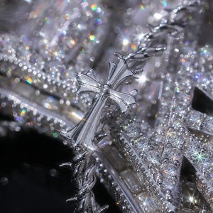 Pendentif Rapper Personnalisé en Argent 925 de Haute Qualité avec Moissanite, Collier Hip Hop Tendance Unisexe, Plaqué Rhodium/Argent - Product Image 2