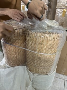 หวายธรรมชาติพรีเมียม ขนาดกว้าง 60 ซม. / หวายถักลายหกเหลี่ยมแบบเปิด ม้วน ราคาถูก 38 ANGLE - Product Image 5