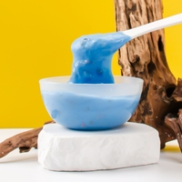 JMFREE Soin de la peau de marque privée Poudre d'acide hyaluronique hydratante naturelle avec pétales de rose Masque de gelée pour le visage