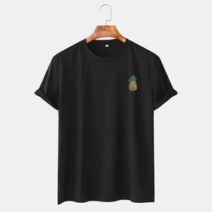 Camisetas de hombre 100% algodón con logo personalizado, camiseta informal de color sólido a la moda para hombre, calidad de marca - Product Image 2