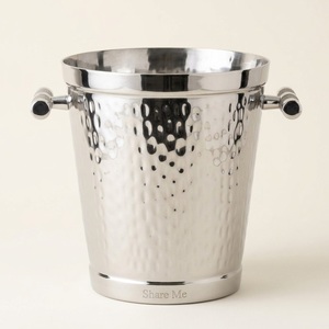 Luxury Gold <b>Ice</b> <b>Bucket</b> Premium Double Wall Stainless Steel Insulated Wine Chiller <b>With</b> <b>Lid</b> & Tongs Sleek Champagne Cooler - Product Image 3