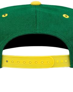Casquette Snapback à visière plate verte et jaune personnalisée pour hommes et femmes, casquette de baseball en coton réglable, streetwear décontracté, qualité supérieure - Product Image 6