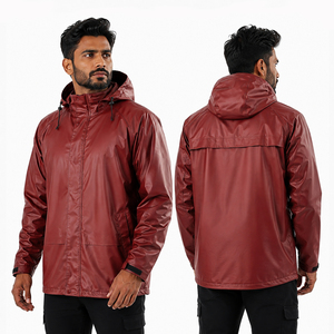<b>Lightweight</b> Stand Collar <b>Men's</b> <b>Jackets</b> Casual Outdoor Winter <b>Jacket</b> <b>Men</b> Windproof Waterproof Custom logo <b>Rain</b> Coat - Product Image 3