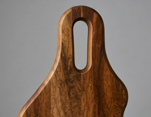 Tabla de cortar de madera de mango ondulada al por mayor, bloque largo para cortar alimentos, bandeja de charcutería hecha a mano, paleta para servir - Product Image 5