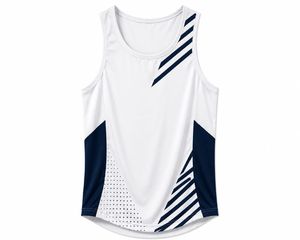 Débardeur sans manches géométrique pour homme, col rond, respirant, tricoté, coupe sportive, 100 % coton, séchage rapide, écologique - Product Image 4