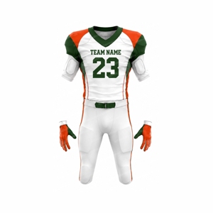 Uniforme de Fútbol Americano Personalizado OEM, Conjunto de Camiseta y Pantalones de Fútbol Sublimados, Fabricante de Ropa Deportiva al por Mayor - Product Image 2