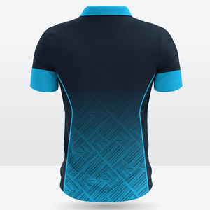 เสื้อคริกเก็ตแขนสั้นระบายอากาศได้ดี ดีไซน์ใหม่ คุณภาพขายส่ง บริการ OEM รับสั่งทำโลโก้แบบซับลิเมชั่น - Product Image 2