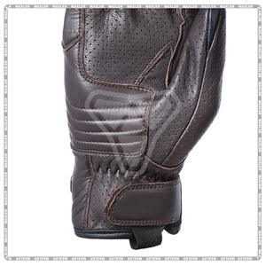 Guantes de cuero personalizados unisex para motocicleta, guantes protectores de invierno para montar en moto y motocross con pantalla táctil - Product Image 6